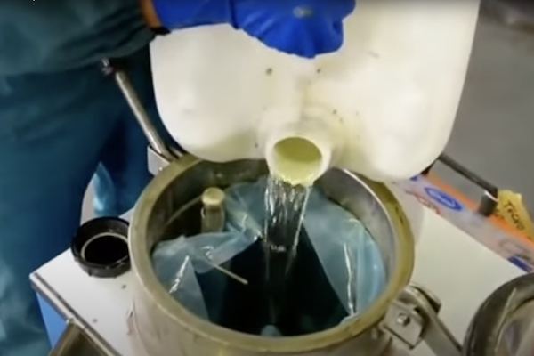 Test distillazione verniciatura